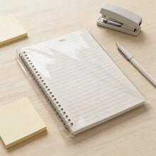 Ultra far A5透明封面螺旋装订笔记本，硬面，60页，横格内页，（15x21厘米） - A5線圈本 60頁橫線 一本裝 - 查看 9