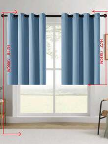 Blackout Curtains, Thermal Insulated, Opaque Curtains With Grommets, UV Protection, Bedroom Home Living Room Interior Decor - Blue - View 30