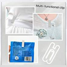 1pc Snack Bag Seal Clips | Lightweight And Durable Plastic Food Bag Sealing Clips, Kitchen Gadget - Multicolor - View 7