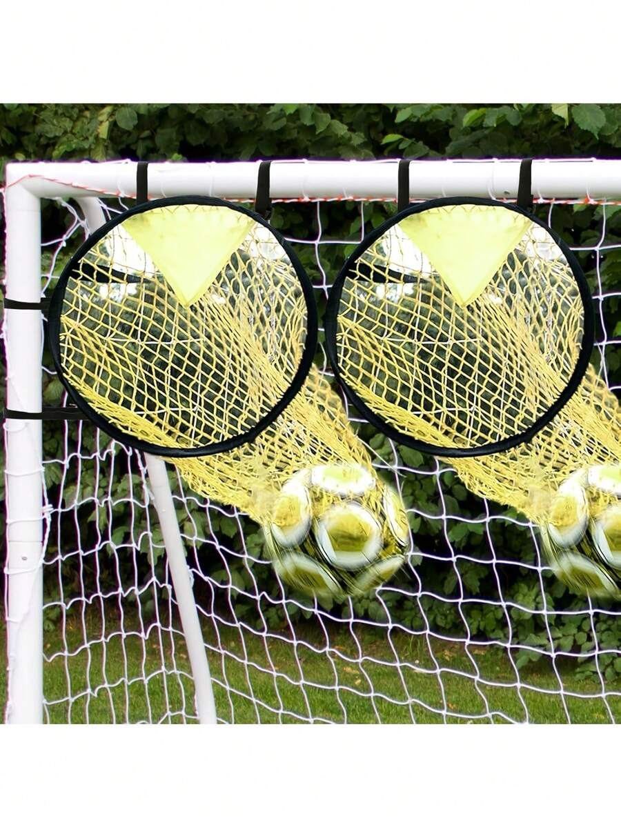 Portable Soccer Training Target Kit - Easy-To-Assemble Frame And Shooting Net, Suitable For Precision Practice, Outdoor Goal Training, Durable Target Net System For Coaches, Teams And Players.