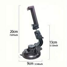 Universal Car Phone Mount, Dashboard Suction Cup Holder, 360° Rotatable, Anti-Shake For Navigation - Black - View 7