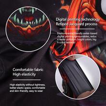 Fabulous Be Xtreme CS25-WS 时尚骷髅印花骑行头套，适合日常骑行使用 - 彩色 - 查看 3