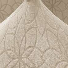 1/2/4/6pcs Thickened Jacquard Millet Flower Chair Covers - Cream Color - View 6
