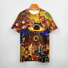 Deadpool  Womens Loose Fit Summer Tops 2026 Short Sleeve Crew Neck Casual   Basic Tees Soft Comfortable Everyday Wear - 黑色 - 查看 2