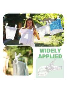 10pcs/5pcs/1pc Large Wedding Balloon Arch Clips - 3.5 Inch Heavy Duty Clear Plastic Spring Clips With Ergonomic Handles And Sturdy Bases, Suitable For Balloon Arch Kits, Birthday Decorations, Crafts, Weddings, Photography Studios, Craft Supplies - A - View 6