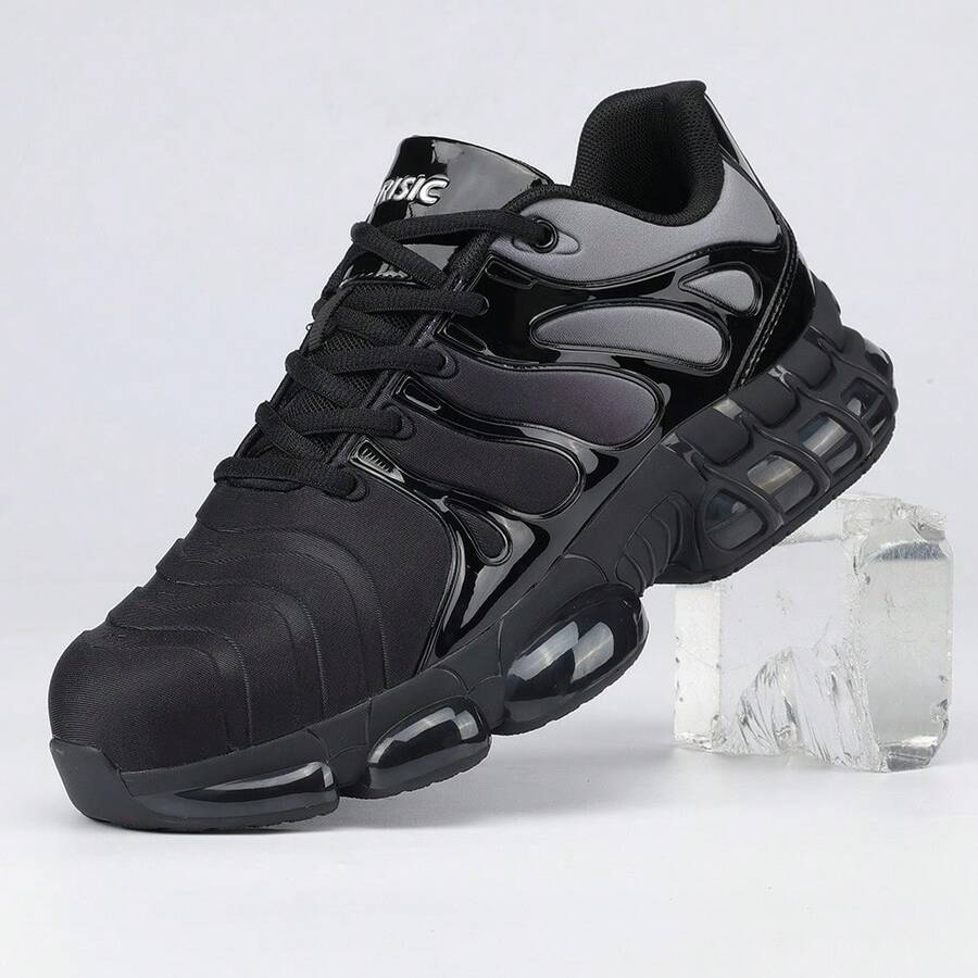Sporty Lace Up Grommet Eyelet - 灰色 - 查看 1