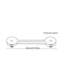 Cerradura transparente para puerta de gabinete, Broche de transparente, Apto para refrigerador, armario, cajón, Cerradura de para niños, Instalación sin herramientas, Anti-pellizco, del hogar y del bebé - Multicolor - Ver 7