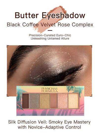 Physicians Formula 彩色眼影 六色眼影 防水哑光