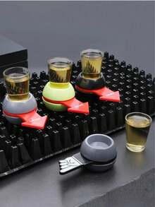 1pc Party Drinking Arrow Spinner Entertainment Drinking Game Set With Cup Gift, Christmas, Valentine's Day - View 3