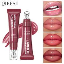 QIBEST Esencia Hidratante y Iluminadora, Tubo de Colágeno Tipo Exprimible, Brillo de Labios Nutritivo y Voluminizador, Cuidado Diario de Maquillaje de Labios para Mujeres - Multicolor - Ver 4