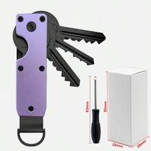 1Pc Metal Keychain Aluminum Alloy Key Organizer Key Holder Best Gift For Men Women - Multicolor - View 14