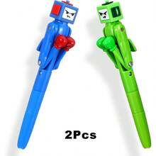 1/2 Pcs Boxing Robot Ballpoint Pens-A Fun Pen,A Hilarious Gift For Friends, And Birthday Party Gifts,School And Office Supplies,Or Student Gifts,Featuring A Boxing Arm And A Crisp Button Sound Effect - Boxing Robot - View 8