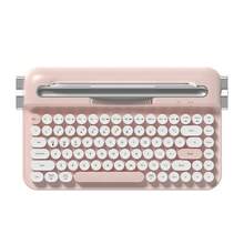 ATTACK SHARK Ajazz AF84 无线薄膜静音打字机键盘，蓝牙/2.4G 双模连接，复古可爱美学设计，带集成支架，适用于平板电脑、手机、PC 和 Windows/Mac 系统。 - 查看 15