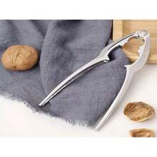 Nuevo juego de herramientas para mariscos, utensilios para comer camarones y cangrejos, aguja para cangrejo de acero inoxidable, pinza de madera de nogal, pinzas para cangrejo de aleación de zinc - Ver 9
