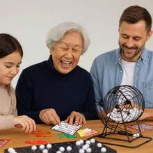 Well Home Complete Bingo Game In Polypropylene - Multicolor - View 4