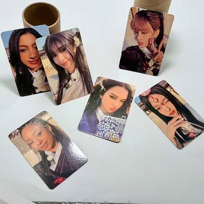 6pcs KATS-EYE Seoul Memory Photo Cards - Card Game Collection Set | Traditional Korean Costume Theme | Idol Personal Photo Cards - Fans' Collection Item | Diary Decoration, LOMO Photo Cards, Display & Gift, Fan Merchandise