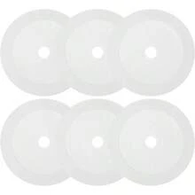 6Pcs Flat Cones, 6 Inch Spot Markers Small Flat Soccer Training Cone Basketball Agility Practice Sports Training Equipment - White - View 1