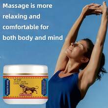 60克虎骨关节按摩保湿霜，蕴含透明质酸、蜂胶和胶原蛋白，为膝盖、背部、肩颈肌肉提供持久温热感，天然成分，塑形霜，产后护肤，日常护肤 - 1pc - 查看 8