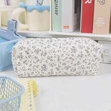 1pc Pink & Purple Style Stationery Bag, INS Style Pencil Case, Multi-Functional Cosmetic Storage Bag, Cute Versatile Organizer Pouch, Suitable For School, Stationery, Cosmetics, Skincare, Lipstick, Makeup Brushes, Coins, Small Items, Back To School Essential - Multicolor - View 15