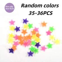 36 Pcs Bike Spoke Beads - Glow-In-Dark + Rainbow Colors, Easy-Clip Kids Bike Decorations, DIY PP Material (Gift Idea) - Multicolor - View 16