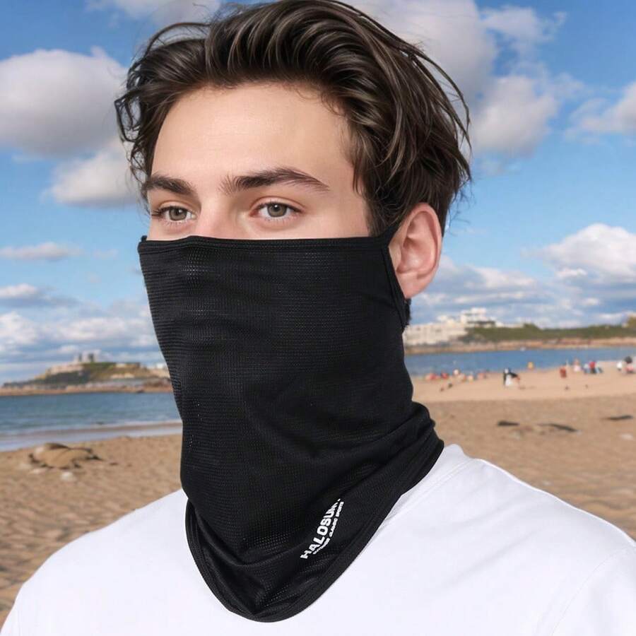 1个夏季透气防紫外线户外骑行面罩 - A - 查看 1