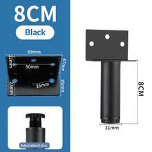 4 chân bàn ghế điều chỉnh được, chịu lực cao, phù hợp cho ghế sofa, giường, tủ TV, bàn cà phê - Chân có thể thay thế và điều chỉnh độ cao. - A - Xem 23