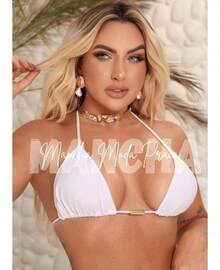 Polyamide Bikini With Lined Cups - S, M, L, XL - White - View 7
