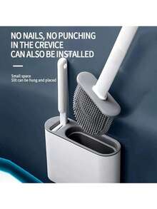 Bộ cọ toilet treo tường đa năng, lông mềm, cán dài - Không cần điện, dụng cụ vệ sinh phòng tắm thiết yếu. - Nhiều kiểu dáng - Xem 3