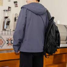 Under Armour男裝外套2026春季新款運動休閒防風連帽外套風衣23600401-013 - 灰色 - 查看 5