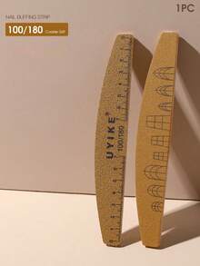 Washable & Durable Nail File With Scale Markings, Manicure Tool - Multicolor - View 8