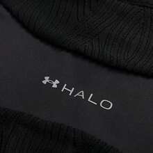 Under Armour 2026新款 UA Halo 提花针织女式夹克/外套，休闲户外运动通勤夹克 6011036-008 - 深邃黑 - 查看 7