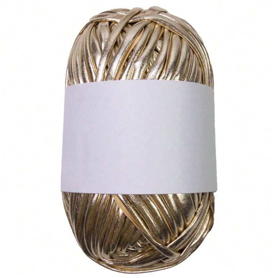 43.74yd Metallic Tshirt Yarn For Handmade Bag Knitting Yarn Fabric Crochet Yarn - C - View 1