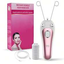 Afeitadora eléctrica recargable por USB para dama - Removedor de vello facial/corporal rápido y preciso para mentón, labio, brazo, pierna. Con indicador de nivel de batería y luz LED. Regalo ideal para ella, cumpleaños/aniversario. Conveniente para uso doméstico y viajes - Multicolor - Ver 11