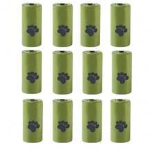1 Roll/5 Rolls/10 Rolls/20 Rolls (15pcs/75pcs/150pcs/300pcs) Scented Thick Leak-Proof Pet Waste Bags, For Pet Waste Management - Green - View 15