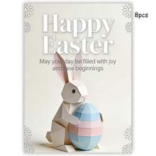 Customized Greeting Cards, Easter Cards, Gift Cards, Candy Box Cards, Customized Message Cards, Customized Gift Cards, Customized Postcards, Customized Message Cards, Parties, Events, Restaurants, Holidays - Easter Card - 10x14cm - View 20