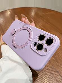 Magnetic Wireless Charging Soft Silicone Protective Case For IPhone 17 Air 17 16 15 14 13 12 11 Pro Max - Lilac Purple - View 2