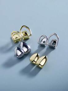 1 Set Hollow Smooth Personalized Combination Suit, Fashion Classic Men's Tooth Jewelry, Hip-Hop Music Festival, Daily Funny Stage Accessories - Multicolor - View 3