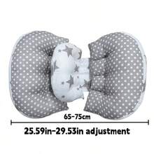 Bantal Kehamilan, Penopang Berbentuk U untuk Tidur Miring, Bantal Peluk Multifungsi untuk Menopang Perut Saat Tidur - Kaktus Biru - View 2