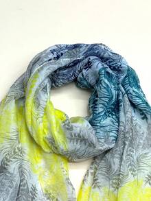 1pc Women's Fashion Silk Scarf, Simple & Elegant Design Shawl, New Breathable Tassel Wrap, Versatile Outdoor Sun Protection Beach Scarf, Headscarf - Multicolor - View 9