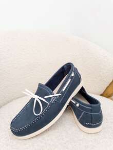 Men Loafers - Blue - View 2