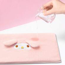 Miniso My Melody珊瑚绒毛巾 | 采用优质珊瑚绒面料，如云般柔软，吸水性强，具有强大的保水能力，可快速擦干水渍，保持肌肤干爽。（1条装） - 粉色 - 查看 8