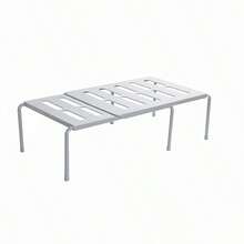 1pc Metal Adjustable Expandable Shelf, Multi-Purpose Storage Organizer Rack For Cabinet Closet Kitchen Pantry Shoe, Space-Saving Under Shelf Storage - Home Organization Rack - View 3