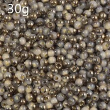 Mărgele de sticlă de 4 mm, 30 g/pachet, jumătate de jad auriu (aprox. 400 buc/30 g), accesorii pentru bijuterii realizate manual, brățară în stil vintage, decor pentru haine, accesorii pentru păr, consumabile pentru confecționarea cerceilor - margele de orez de sticla - Vizualizare 24