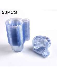 Bộ 50/100 khuôn cốc nhựa dùng một lần, khuôn nhựa silicon, dụng cụ làm đồ trang sức bằng nhựa Epoxy tự làm - Nhiều màu - Xem 18