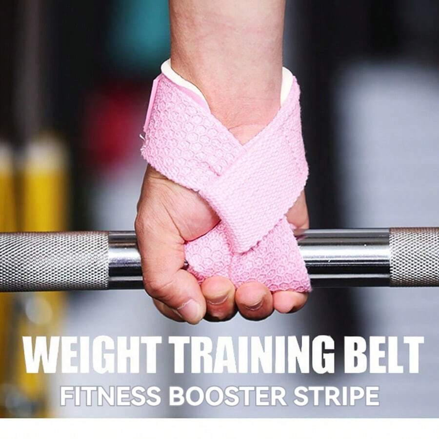 1 双可调节护腕，弹性腕带，适用于举重、CrossFit、力量训练、健身房、女性健身、硬拉护腕 - 彩色 - 查看 1