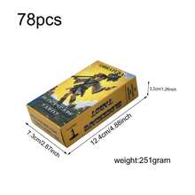 The Blockscape Tarot,Based On The Classic 78-Cards Deck,Combining The Style, Presenting A Unique And Interesting Tarot Deck. With Pdf-Guidebook - Yellow - View 3