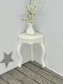 Miniature Plastic Corner Table Triangular Side Table Dollhouse Furniture Accessories - Small Triangular Table - View 10