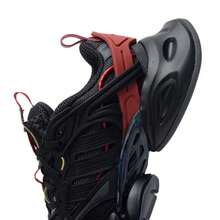 Adidas XLG RUNNER DELUXE 复古舒适跑步鞋，5厘米厚底休闲运动鞋，黑色 JQ2974 - 黑色 - 查看 5