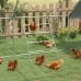 Flat Chicken Ladder, 4 Perches, Weatherproof, For 4-6 Chickens, Steel/Wood - A - View 7