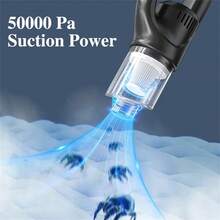 50000Pa Wireless Handheld Vacuum Cleaner Cordless Rechargeable Mini Auto Vacuum For Home Car Pet Hair - A - 查看 4